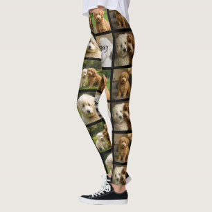 6 Photo Template Custom Personalised Collage Leggings