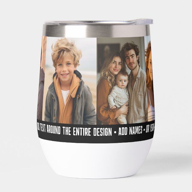 6 Photo Template Modern Minimal Text Over Photo (Left)