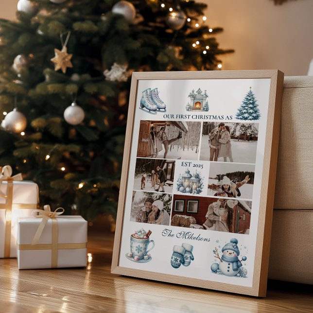 6 Photos First Christmas Together Poster (Creator Uploaded)