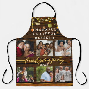 6 photos Rustic friendsgiving party fun Apron