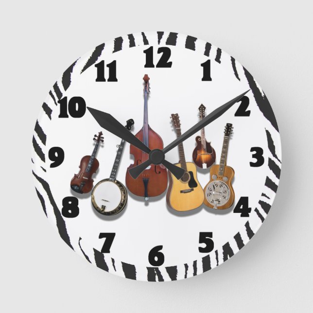 6-PIECE BAND-CLOCK ROUND CLOCK (Front)