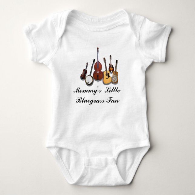6 PIECE BLUEGRASS BAND-T-SHIRT BABY BODYSUIT (Front)