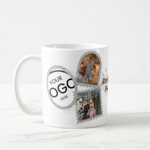 6 Six Photo Modern Elegant Collage Family Love Coffee Mug