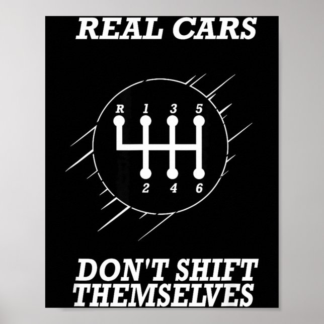 6 Speed Manual Transmission Shift Pattern  Poster (Front)