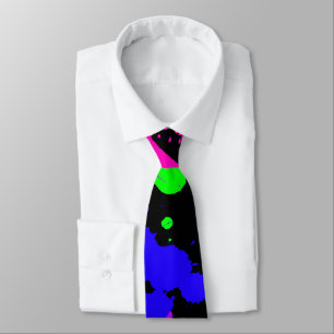 #6 Splattered blotched colours Tie