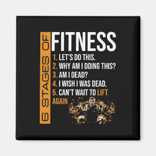 6 Stages Of Fitness Weightlifting Exercise Fitness Magnet