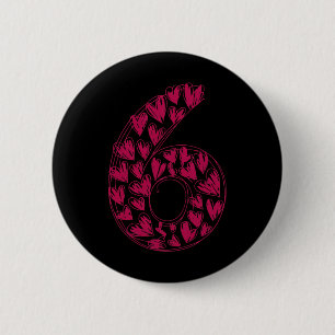 6 Teacher Trendy 6 7 Viral Sketch Heart 67 Cute Ma Cm Round Badge
