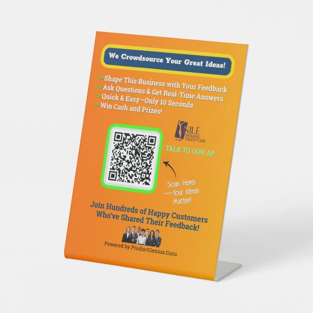 6 x 8 Pedestal Master Pedestal Sign (Front)