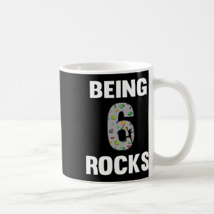 6 Year Old Rock Climber Birthday 6th Climber Being Coffee Mug