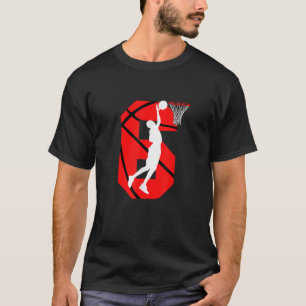 6 years Old 6th Birthday Boy Basketball lovers T-Shirt