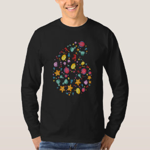 6 Years Old Birthday Party Fish Under The Sea An T-Shirt