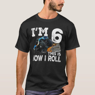 6 Years Old Monster Truck Shirt 6th Birthday Gift 