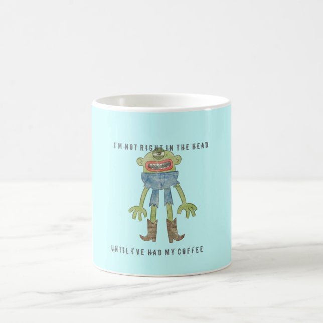6B NOT RIGHT COFFEE MUG  [LIGHT BLUE] (Center)