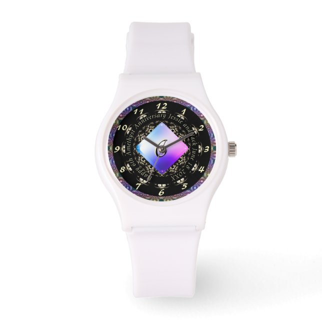 6th Amethyst Wedding Anniversary   Watch (Front)