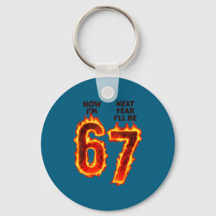 6th birthday boys girls 6 7 6 next year be 7 key ring
