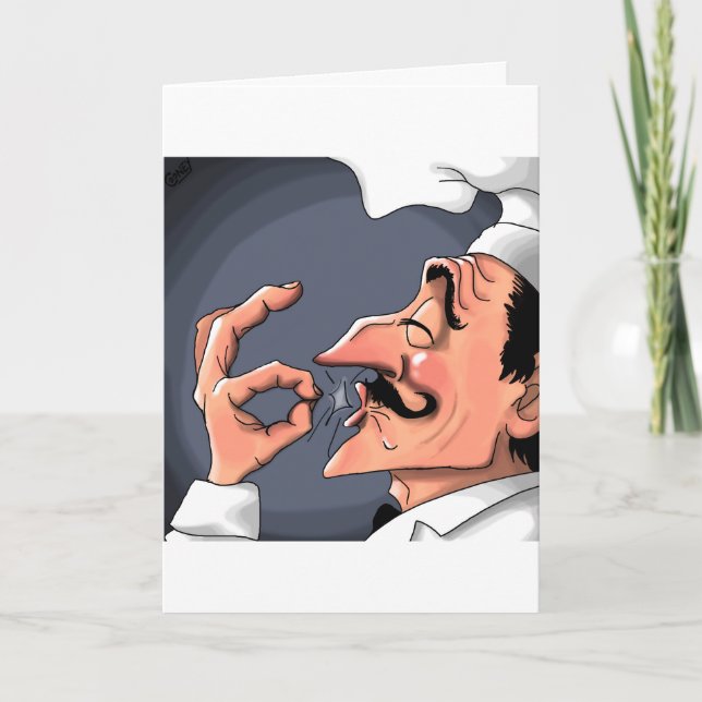 6th Birthday Chef Card (Front)