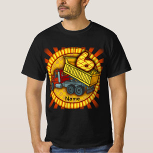 6th Birthday Dump Truck  t-shirts