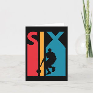 6th Birthday Gift Six Vintage Basketball 6 Year Ol Card