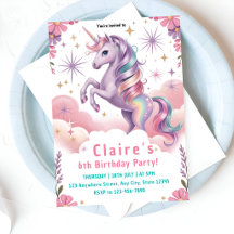 6th Birthday Pink & Purple Fantasy