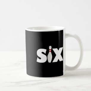 6th Birthday Six 6 Years Old Bowling Party Birthda Coffee Mug
