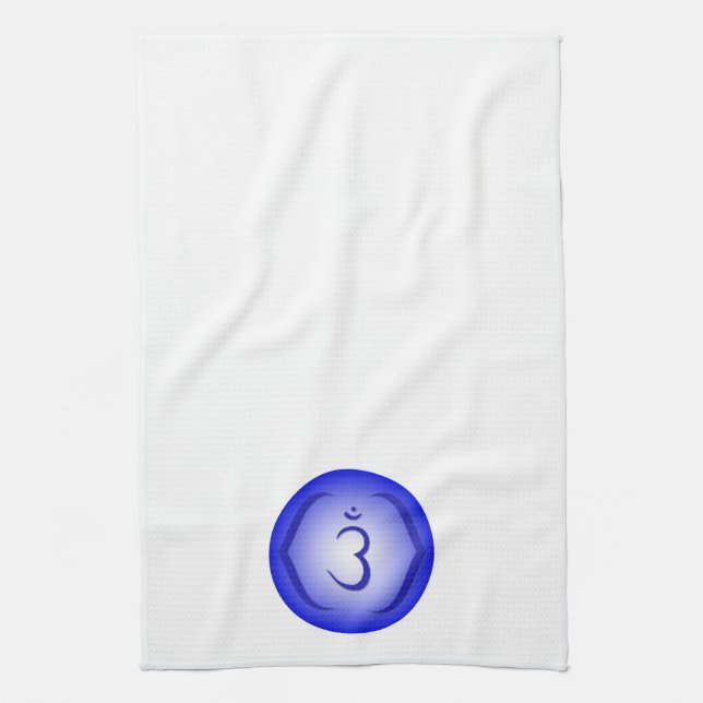 6th Chakra Tea Towel (Vertical)