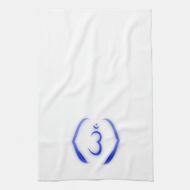 6th Chakra Tea Towel (Vertical)