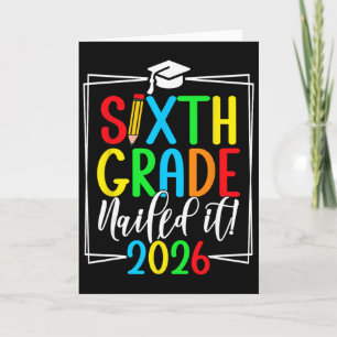 6th Grade 2026 Sixth Grade Graduation _1  Card