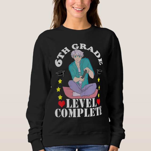 6th Grade Graduation Boy Video Games Boys Graduati Sweatshirt (Front)