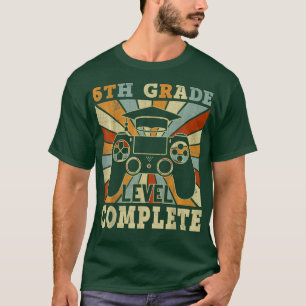 6th Grade Graduation Level Complete Video Games Ki T-Shirt