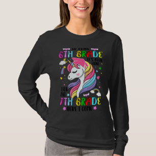 6th Grade Graduation Magical Unicorn 7th Grade Her T-Shirt