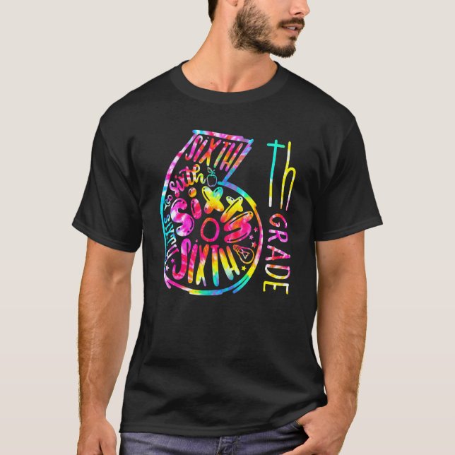 6th Grade Hello Sixth Grade Squad  Back To School  T-Shirt (Front)