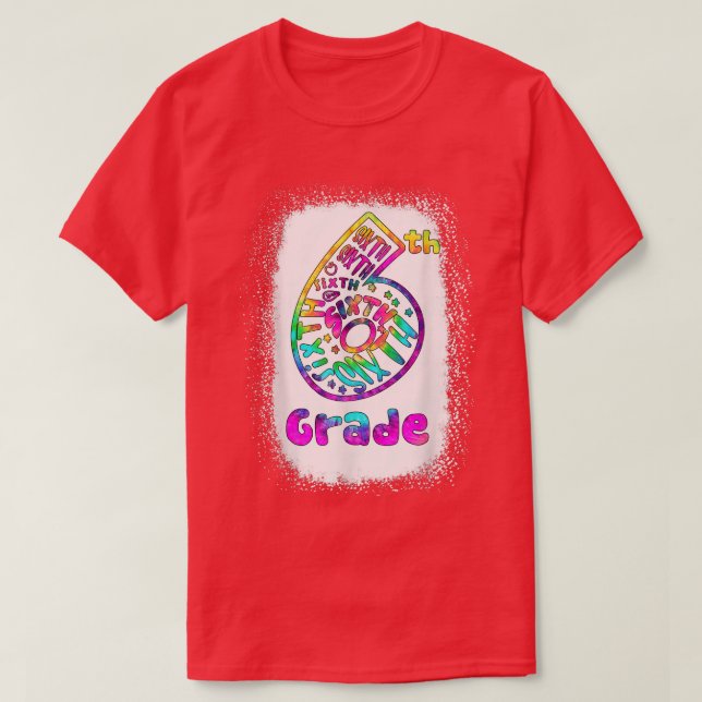 6th Grade Hello Sixth Grade Squad Funny Back To Sc T-Shirt (Design Front)