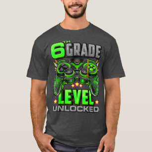 6th Grade Level Unlocked Shirt Back To School 6th