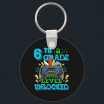 6th Grade Level Unlocked Video Game Back To School Key Ring<br><div class="desc">6th Grade Level Unlocked Video Game Back To School Boys 1</div>