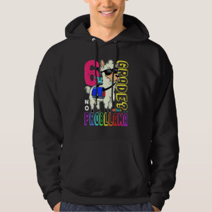 6th Grade No Prob Llama Back To School First Day Hoodie