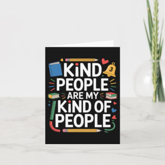6th Grade Squad Teacher Kind People Are Kind Of Card