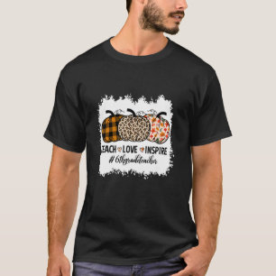 6th Grade Teacher Back To School Pumpkin Fall Teac T-Shirt