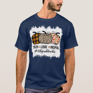 6th Grade Teacher Back To School Pumpkin Fall Teac T-Shirt