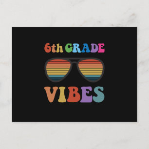 6th Grade Vibes Postcard