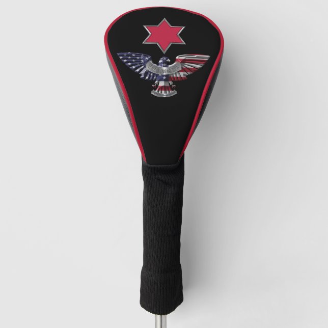 6th Infantry Division “Red Star”  Golf Head Cover (Front)