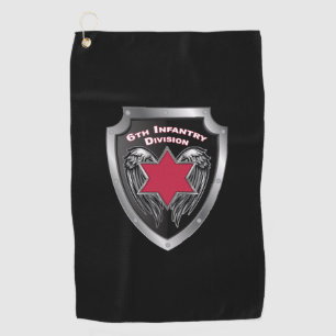 6th Infantry Division “Sight Seein' Sixth” Shield Golf Towel