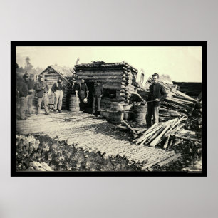 6th N.Y. Artillery Camp at Brandy Station, VA 1864 Poster