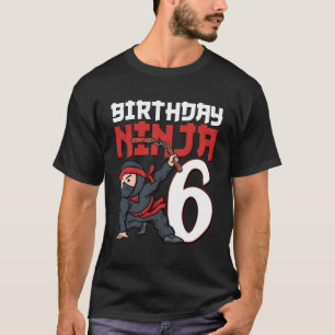 6Th Ninja I'M 6 Bday Py Best T-Shirt