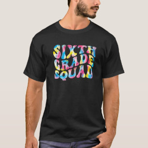 6th sixth grade squad teacher Back To School Retro T-Shirt