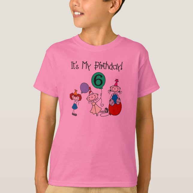 6th Stick Kids Party T-Shirt (Front)