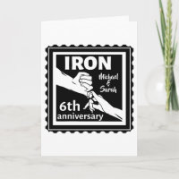 6th wedding anniversary traditional gift iron