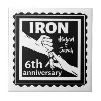 6th wedding anniversary traditional gift iron