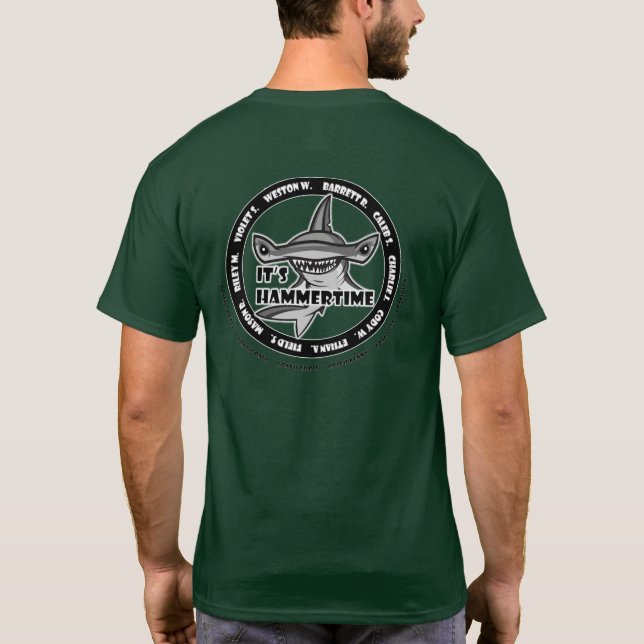 6U Hammerheads Spring 2022 T-Shirt (Back)