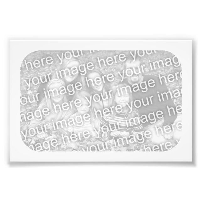 6x4 White Frame Photo Print (Front)