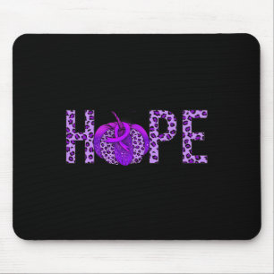6yo8 Purple Ribbon Heimerheimer's Awareness Month Mouse Pad